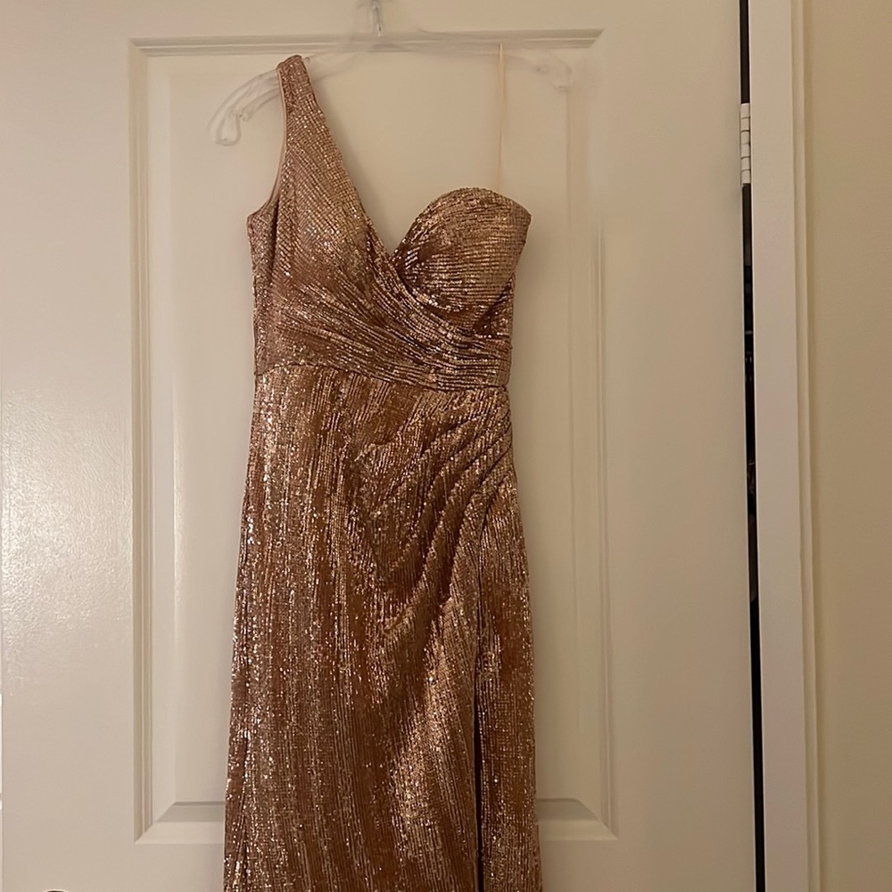 Rose gold gown